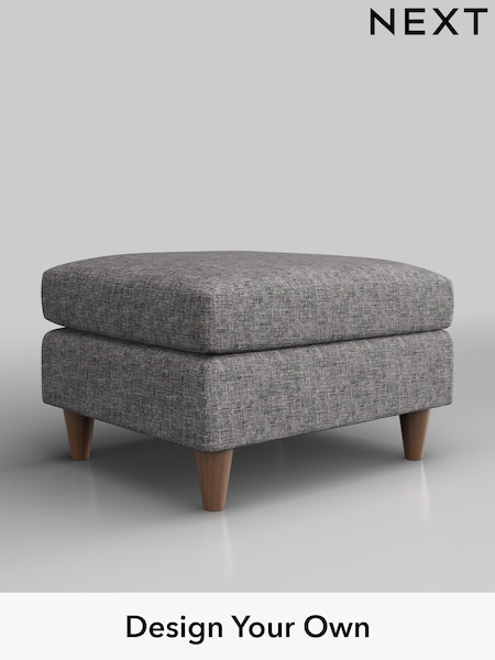 Chunky Boucle Easy Clean/Light Grey Elliot Highback (W42023) | £350