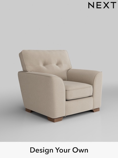 Natural Mix/Light Natural Stamford Buttoned Back (W42035) | £899