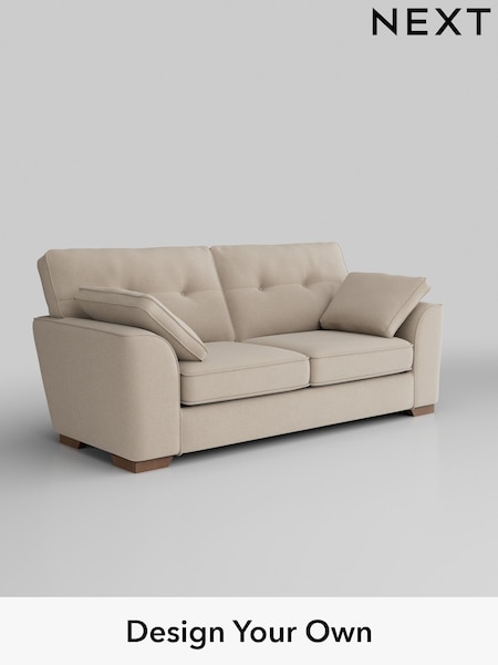 Natural Mix/Light Natural Stamford Buttoned Back (W42035) | £1,425