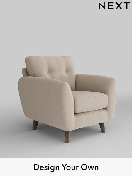 Natural Mix/Light Natural Wilson Buttoned Back (W42037) | £699