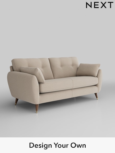 Natural Mix/Light Natural Wilson Buttoned Back (W42037) | £1,150