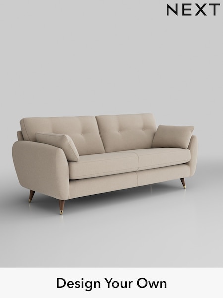 Natural Mix/Light Natural Wilson Buttoned Back (W42037) | £1,250