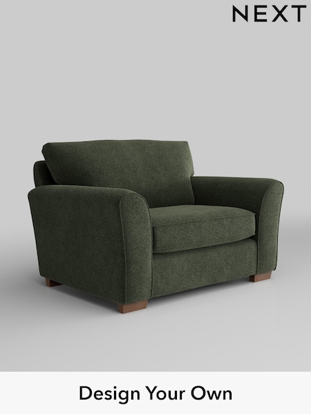 Boucle Chenille/Dark Moss Green Michigan Ii (W42041) | £725