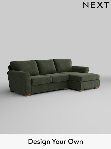 Boucle Chenille/Dark Moss Green Michigan Ii (W42041) | £1,525
