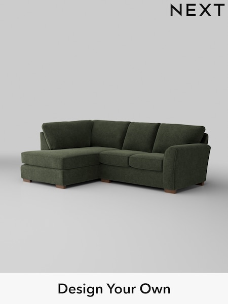 Boucle Chenille/Dark Moss Green Michigan Ii (W42041) | £1,450