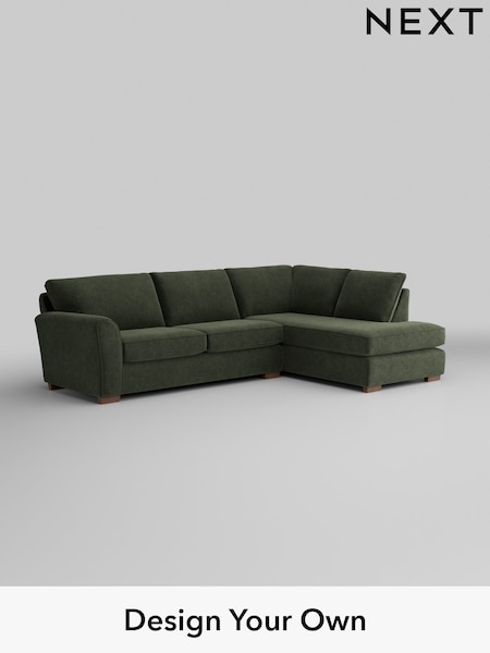 Boucle Chenille/Dark Moss Green Michigan Ii (W42041) | £1,650