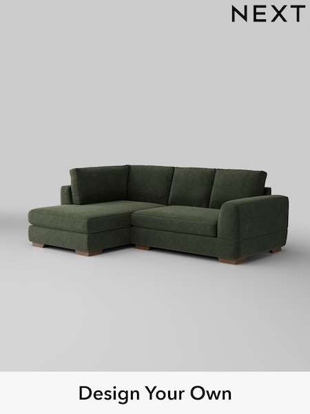 Boucle Chenille/Dark Moss Green Clayton (W42045) | £1,725