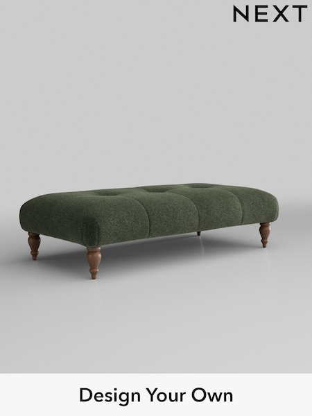 Boucle Chenille/Dark Moss Green Erin Buttoned Back Deep Sit (W42046) | £499