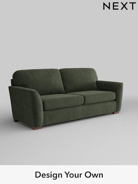 Boucle Chenille/Dark Moss Green Malvern (W42048) | £1,175