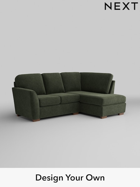 Boucle Chenille/Dark Moss Green Malvern (W42048) | £1,350