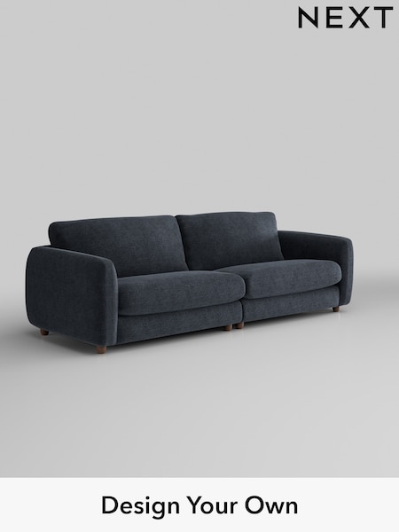 Boucle Chenille/Dark Slate Blue Aiden (W42050) | £1,425