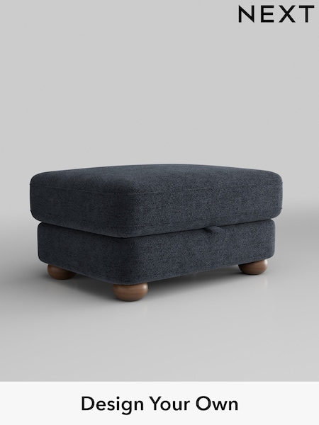 Boucle Chenille/Dark Slate Blue Arches (W42051) | £499
