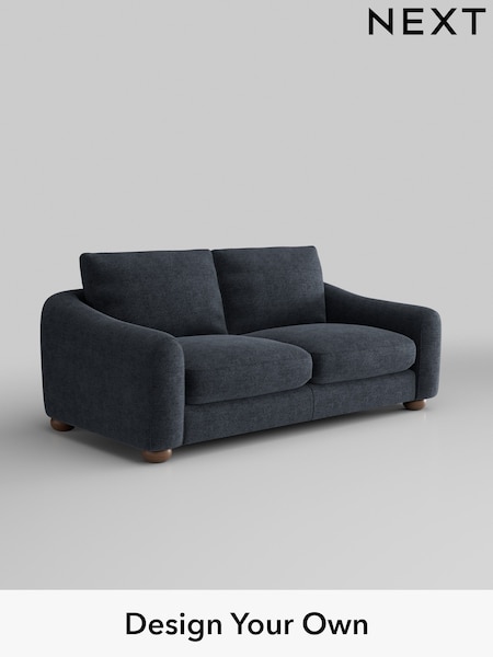 Boucle Chenille/Dark Slate Blue Arches (W42051) | £1,225
