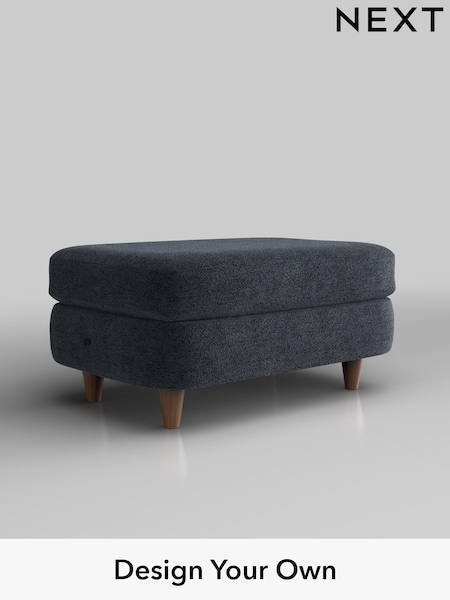 Boucle Chenille/Dark Slate Blue Camden (W42057) | £350