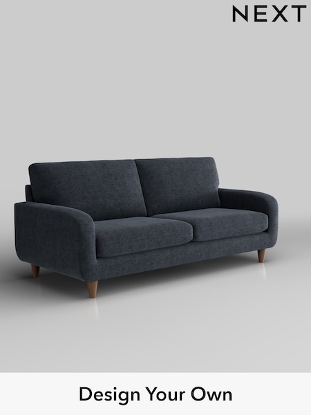 Boucle Chenille/Dark Slate Blue Camden (W42057) | £1,099