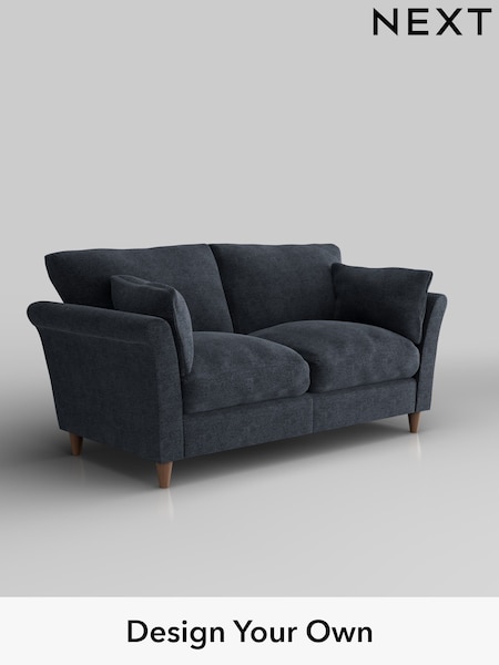 Boucle Chenille/Dark Slate Blue Hartley Relaxed Sit (W42062) | £1,175