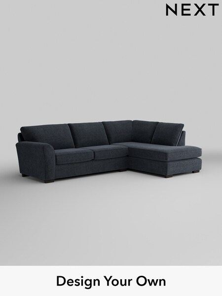 Boucle Chenille/Dark Slate Blue Michigan Ii (W42065) | £1,650
