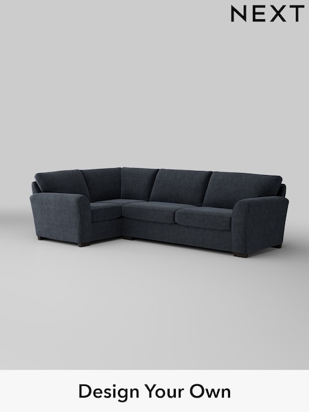 Boucle Chenille/Dark Slate Blue Michigan Ii (W42065) | £1,675