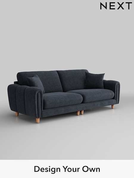 Boucle Chenille/Dark Slate Blue Odella (W42067) | £1,475