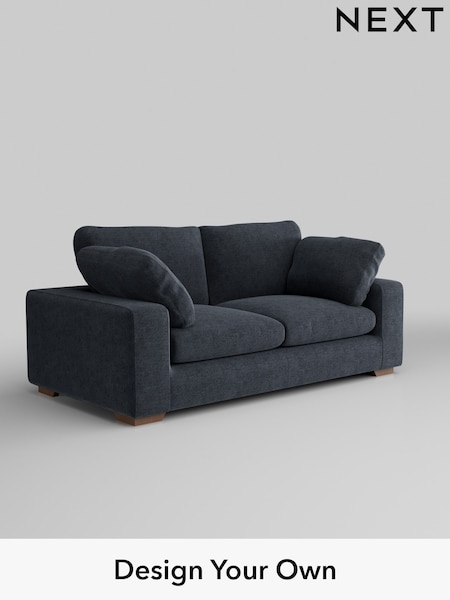 Boucle Chenille/Dark Slate Blue N Premium The Snuggle Grand (W42070) | £1,799