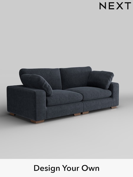 Boucle Chenille/Dark Slate Blue N Premium The Snuggle Grand (W42070) | £1,899
