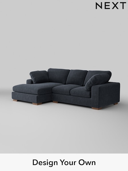 Boucle Chenille/Dark Slate Blue N Premium The Snuggle Grand (W42070) | £2,575