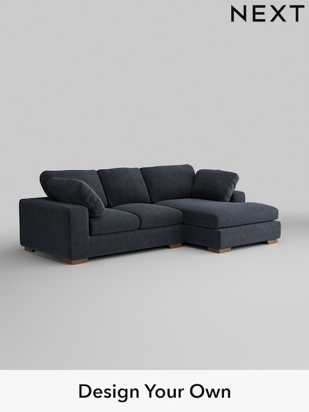 Boucle Chenille/Dark Slate Blue N Premium The Snuggle Grand (W42070) | £2,575