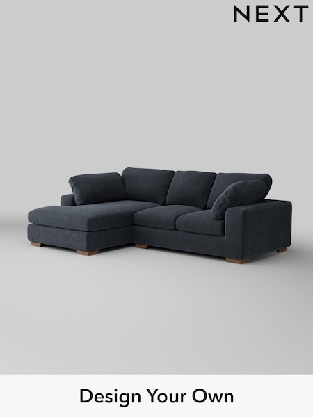 Boucle Chenille/Dark Slate Blue N Premium The Snuggle Grand (W42070) | £2,650