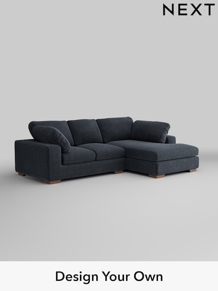 Boucle Chenille/Dark Slate Blue N Premium The Snuggle Grand (W42070) | £2,650