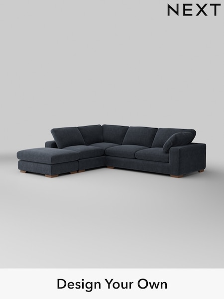 Boucle Chenille/Dark Slate Blue N Premium The Snuggle Grand (W42070) | £3,499