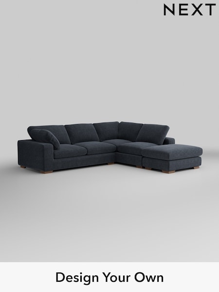 Boucle Chenille/Dark Slate Blue N Premium The Snuggle Grand (W42070) | £3,499