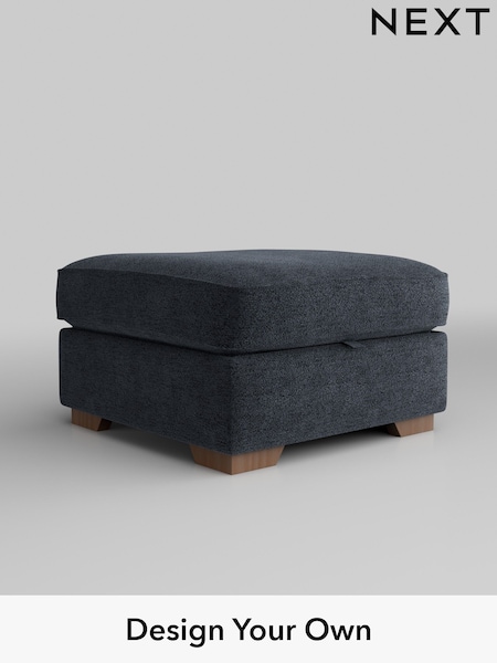 Boucle Chenille/Dark Slate Blue Stamford Highback (W42073) | £499