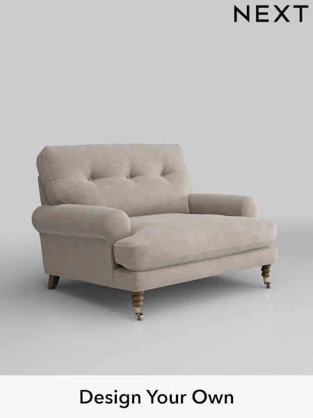 Boucle Chenille/Light Natural Erin Buttoned Back Deep Sit (W42079) | £975