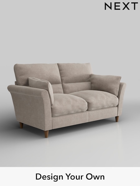 Boucle Chenille/Light Natural Hartley Highback Relaxed Sit (W42080) | £1,225