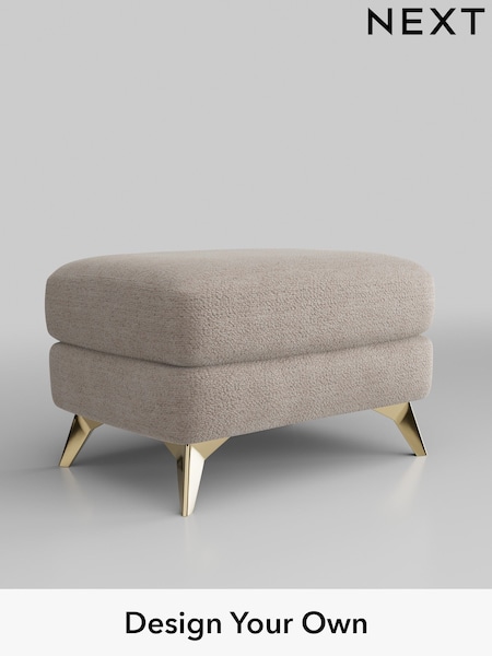 Boucle Chenille/Light Natural Parker Buttoned Back (W42086) | £425