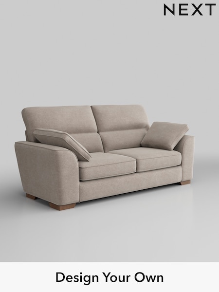 Boucle Chenille/Light Natural Stamford Highback (W42087) | £1,299