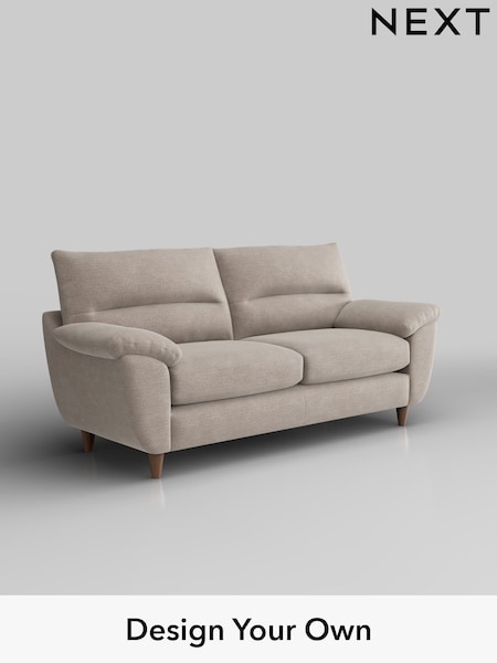 Boucle Chenille/Light Natural Elliot Highback (W42089) | £1,175