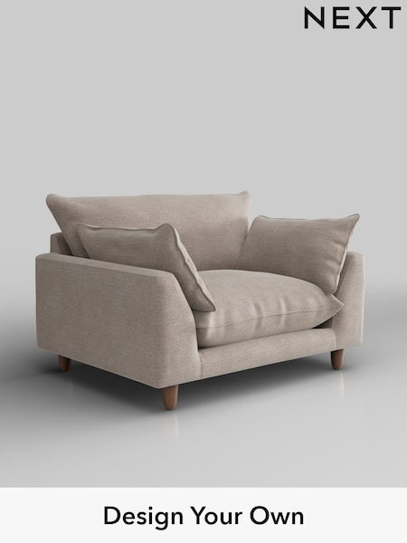 Boucle Chenille/Light Natural Noa Deep Relaxed Sit (W42093) | £975