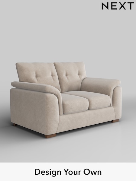 Boucle Chenille/Oyster Hayden Buttoned Back (W42097) | £1,025