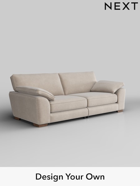 Boucle Chenille/Oyster Stamford Grand Relaxed Sit (W42108) | £1,799