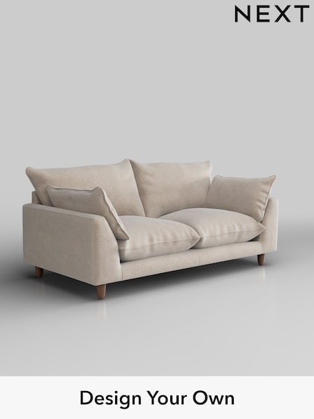 Boucle Chenille/Oyster Noa Deep Relaxed Sit (W42109) | £1,175