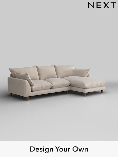 Boucle Chenille/Oyster Noa Deep Relaxed Sit (W42109) | £1,875