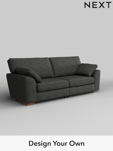 Boucle Weave Easy Clean/Charcoal Grey Stamford (W42119) | £1,225