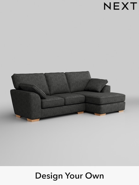 Boucle Weave Easy Clean/Charcoal Grey Stamford (W42119) | £1,650
