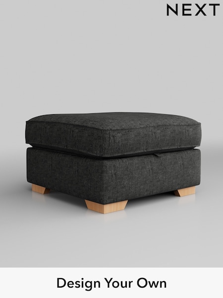 Boucle Weave Easy Clean/Charcoal Grey Stamford Grand Relaxed Sit (W42121) | £450