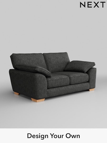 Boucle Weave Easy Clean/Charcoal Grey Stamford Grand Relaxed Sit (W42121) | £1,499