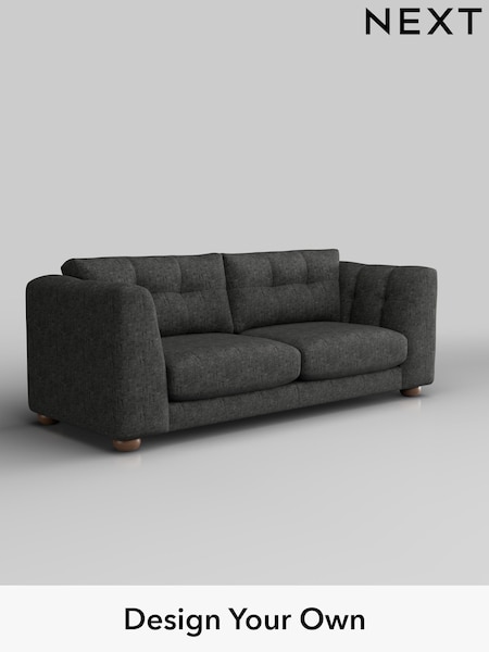 Boucle Weave Easy Clean/Charcoal Grey Jasmine (W42124) | £1,375