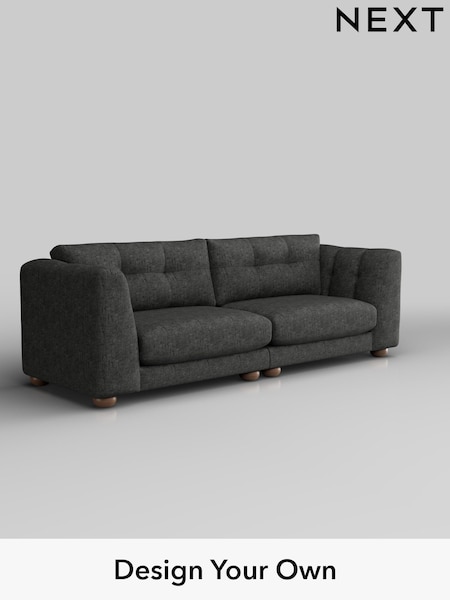 Boucle Weave Easy Clean/Charcoal Grey Jasmine (W42124) | £1,475