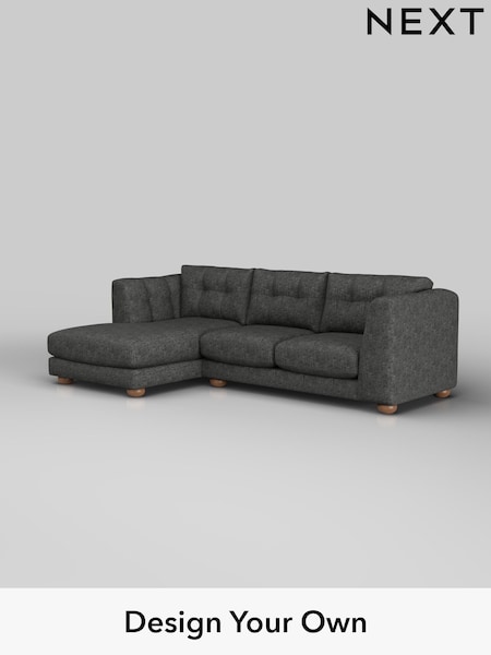 Boucle Weave Easy Clean/Charcoal Grey Jasmine (W42124) | £1,975