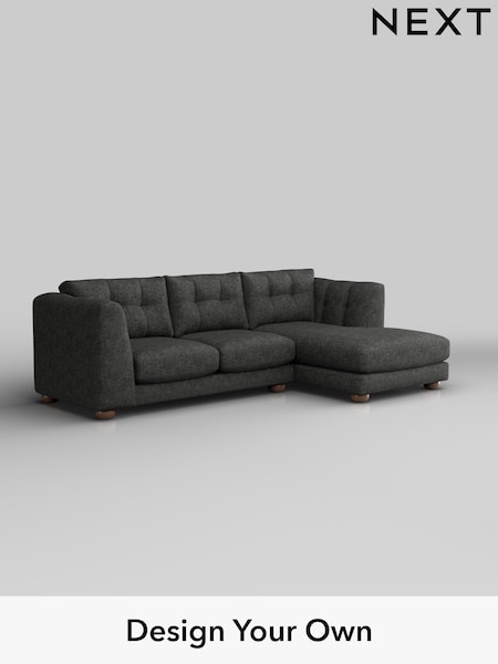 Boucle Weave Easy Clean/Charcoal Grey Jasmine (W42124) | £1,975